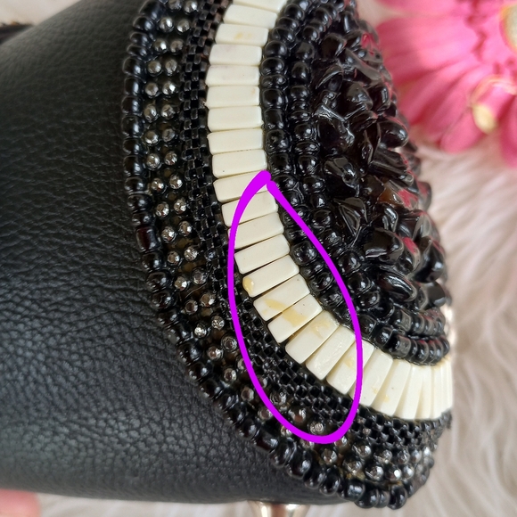 Mary Frances Beaded Las Vegas Casino and Dice Novelty Bag - Picture 14 of 16